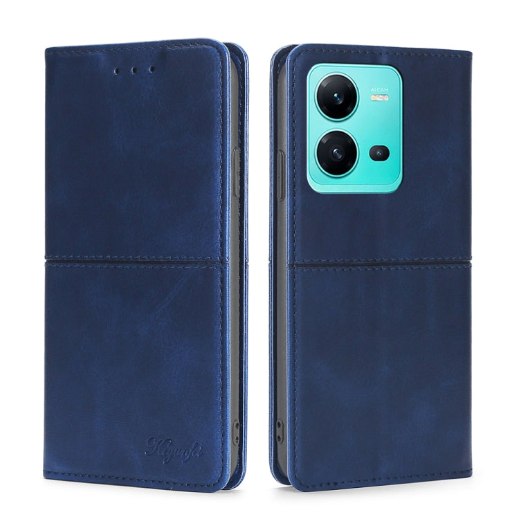 For vivo V25 5G/V25e 5G Cow Texture Magnetic Leather Phone Case