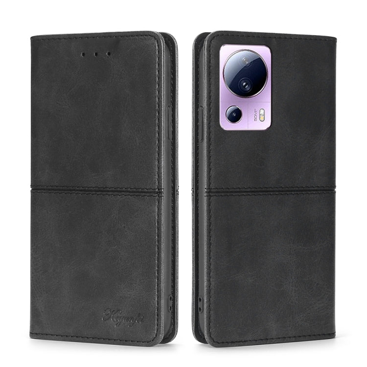 For Xiaomi Civi 2 5G Cow Texture Magnetic Leather Phone Case