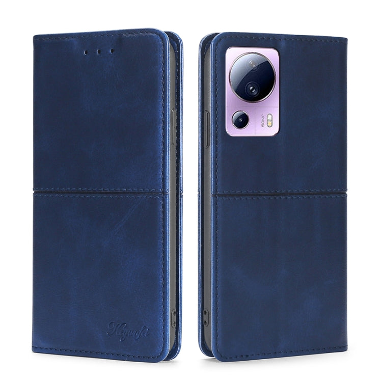 For Xiaomi Civi 2 5G Cow Texture Magnetic Leather Phone Case