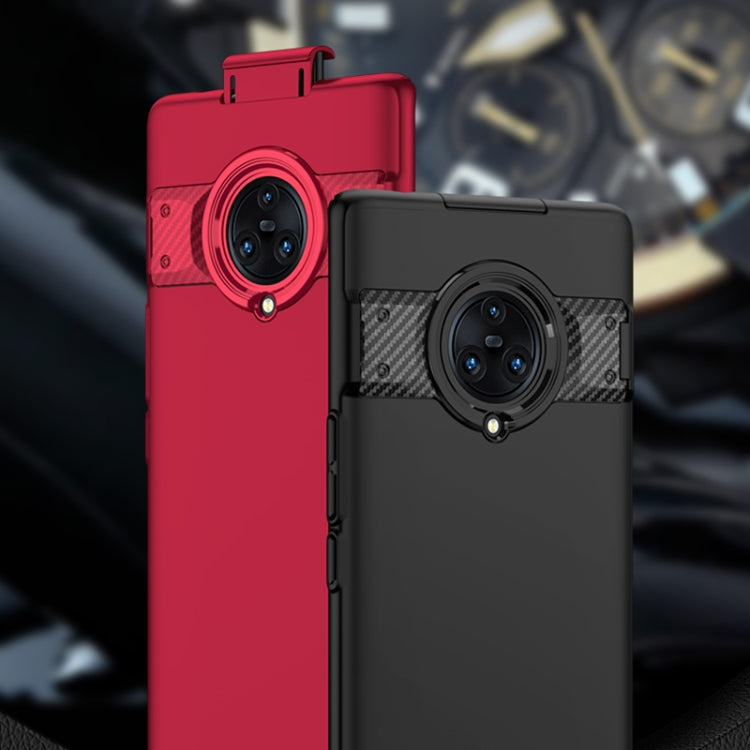 For vivo NEX 3 GKK Ultra-thin Full Coverage PC Protective Case with Holder(Blue)