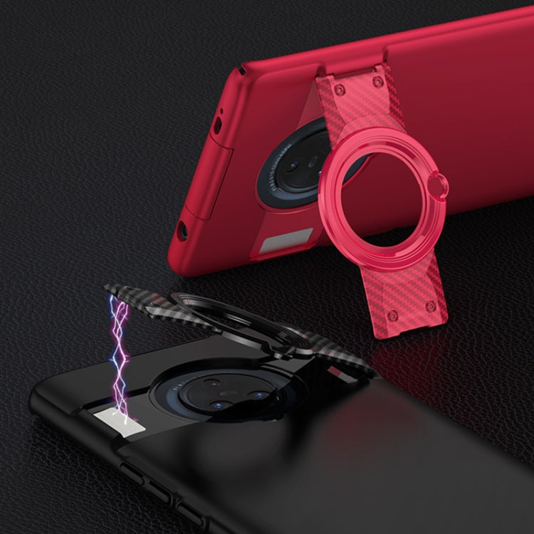 For vivo NEX 3 GKK Ultra-thin Full Coverage PC Protective Case with Holder(Blue)