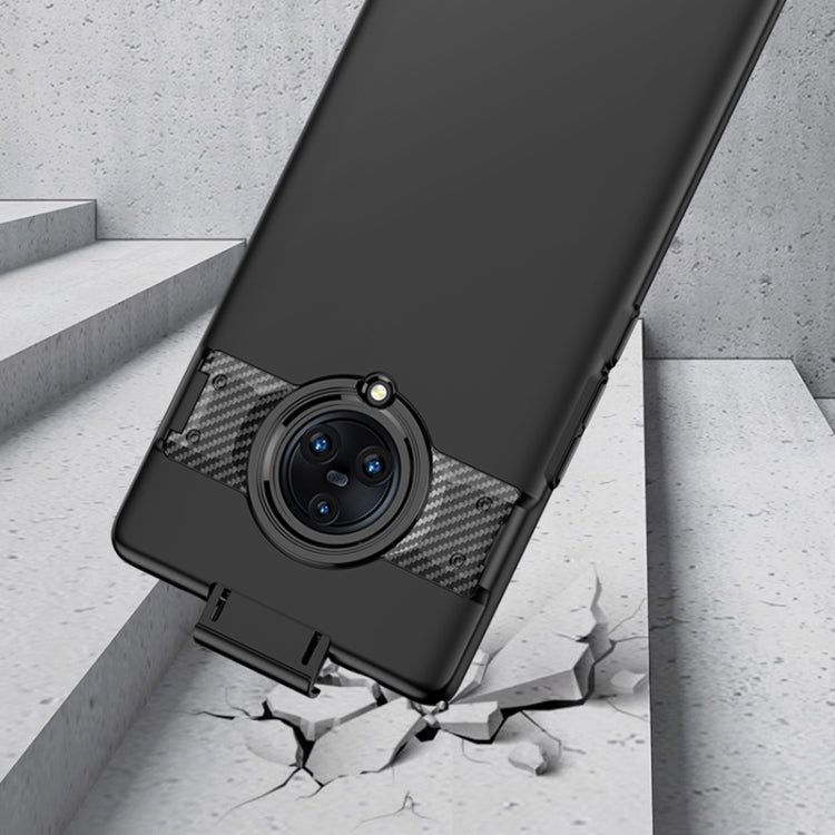 For vivo NEX 3 GKK Ultra-thin Full Coverage PC Protective Case with Holder(Blue)