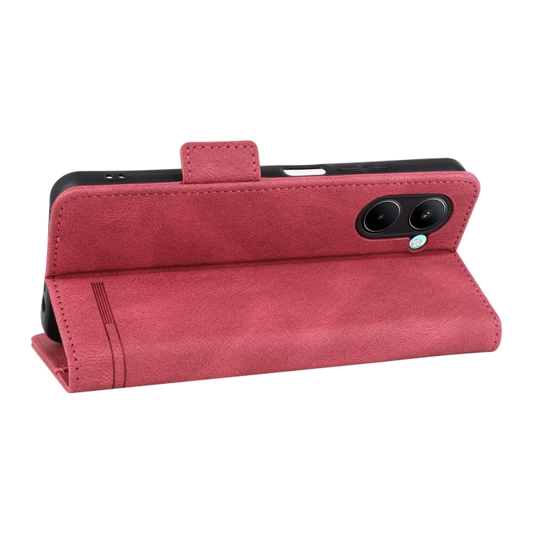 For Realme C33 Magnetic Clasp Leather Phone Case