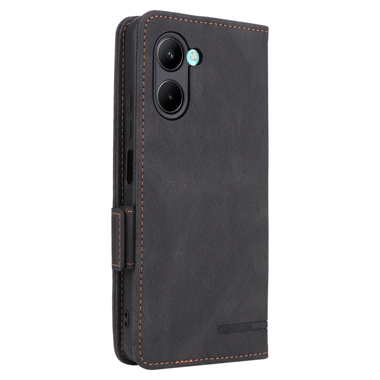 For Realme C33 Magnetic Clasp Leather Phone Case