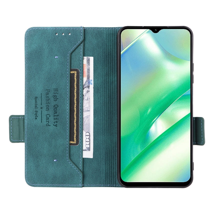 For Realme C33 Magnetic Clasp Leather Phone Case