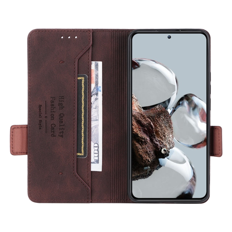 For Xiaomi 12T / 12T Pro / Redmi K50 Ultra Magnetic Clasp Leather Phone Case