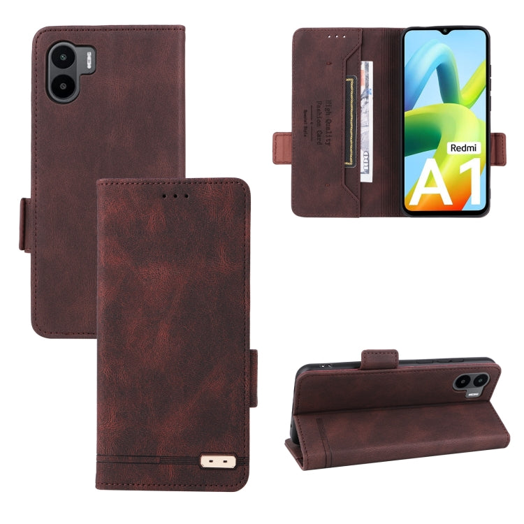 For Xiaomi Redmi A1 Magnetic Clasp Leather Phone Case
