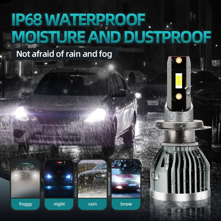 Q3 1 Pair H7 30W / 3000LM / DC9-36V / 6000K IP68 Waterproof Car LED Headlight