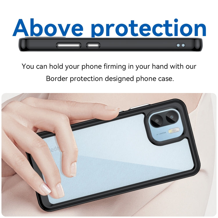 For Xiaomi Redmi A1 Colorful Series Acrylic + TPU Phone Case