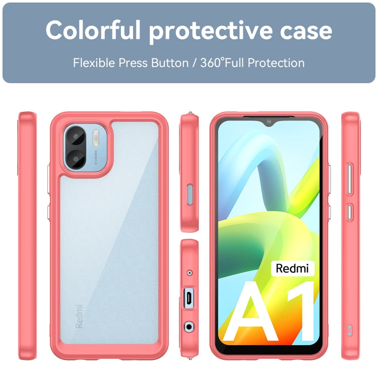 For Xiaomi Redmi A1 Colorful Series Acrylic + TPU Phone Case