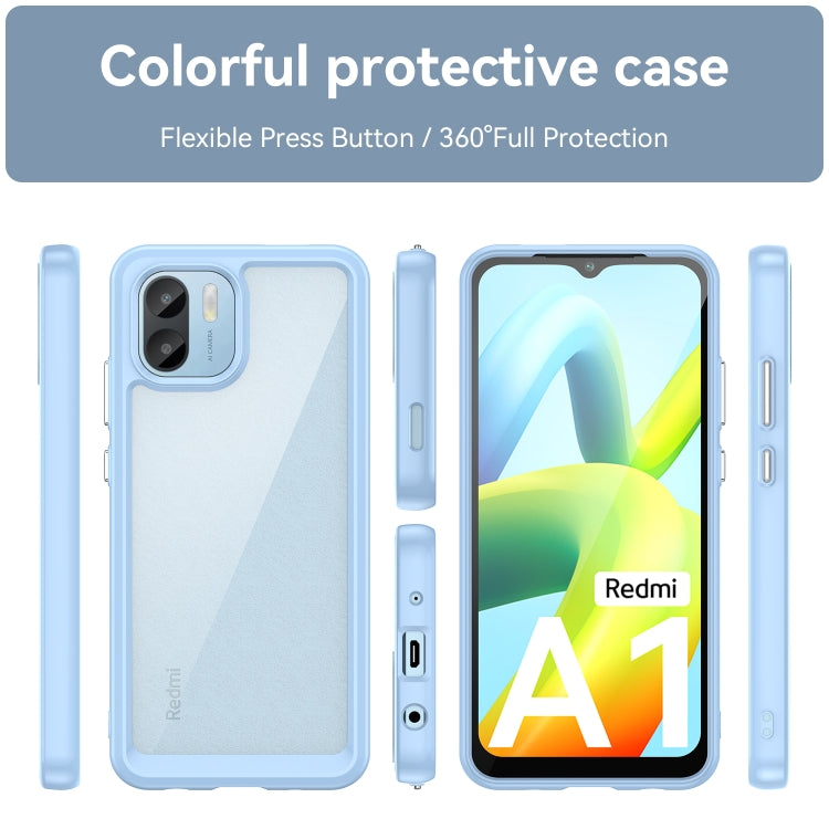 For Xiaomi Redmi A1 Colorful Series Acrylic + TPU Phone Case