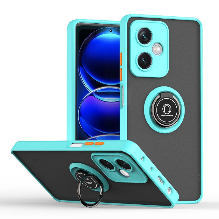 For Xiaomi Redmi Note 12 China Q Shadow 1 Series TPU + PC Ring Holder Phone Case