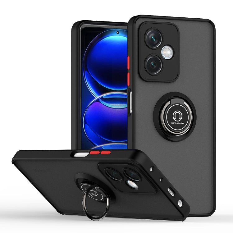 For Xiaomi Redmi Note 12 China Q Shadow 1 Series TPU + PC Ring Holder Phone Case