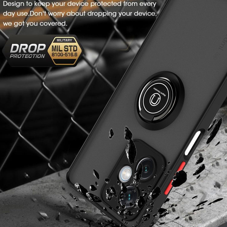 For Xiaomi Redmi Note 12 China Q Shadow 1 Series TPU + PC Ring Holder Phone Case