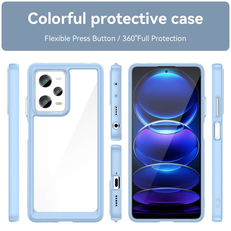 For Xiaomi Redmi Note 12 Pro 5G China Colorful Series Acrylic + TPU Phone Case