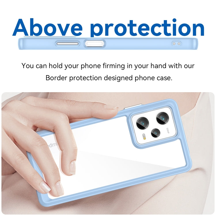 For Xiaomi Redmi Note 12 Pro 5G China Colorful Series Acrylic + TPU Phone Case