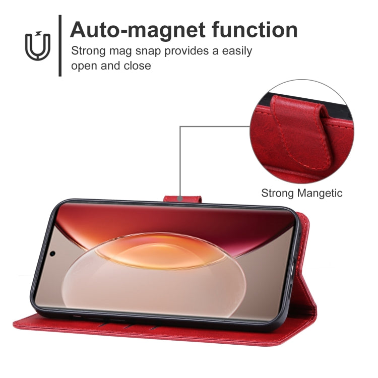 For vivo X90 Pro+ Leather Phone Case