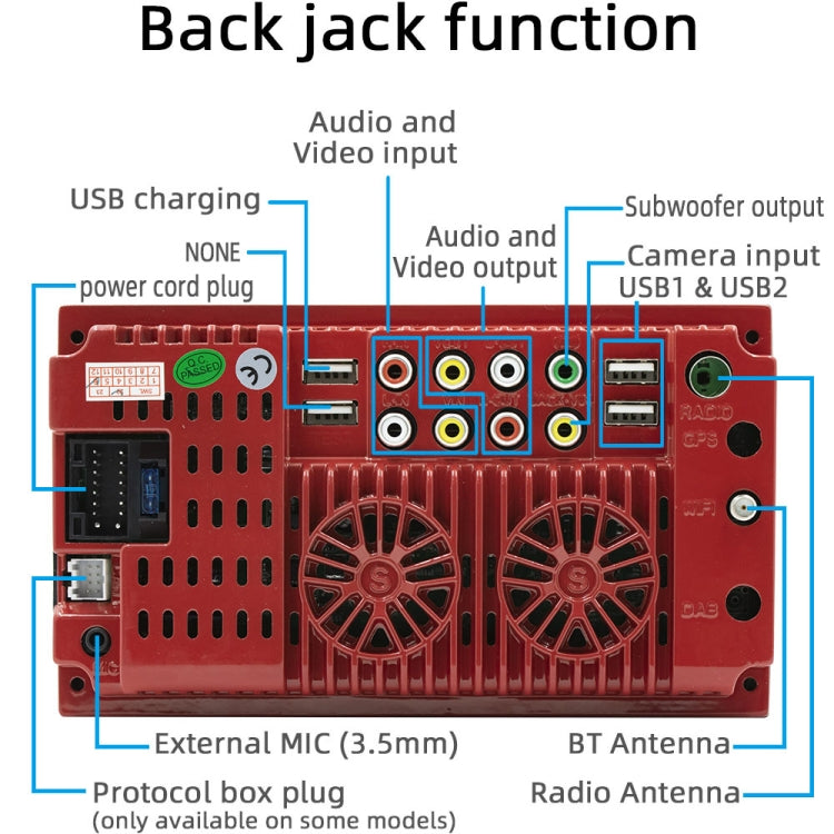 7 inch Wireless CarPlay Car MP5 Player Supports Bluetooth/Reverse/Mobile Phone Internet