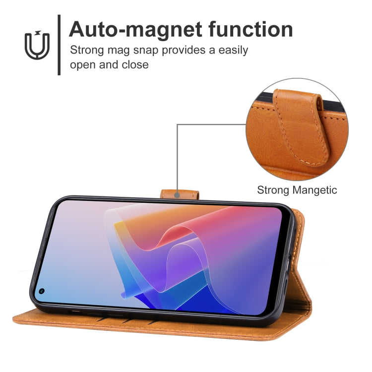 For OPPO F21s Pro 5G Leather Phone Case