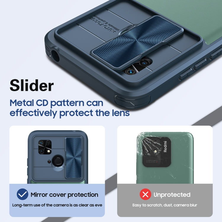 For Xiaomi Redmi 10C Full Body Sliding Camshield Phone Case
