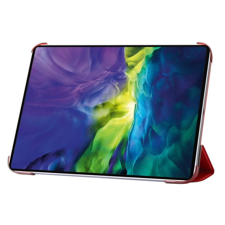 For iPad 10th Gen 10.9 2022 Silk Texture Three-fold Horizontal Flip Leather Tablet Case