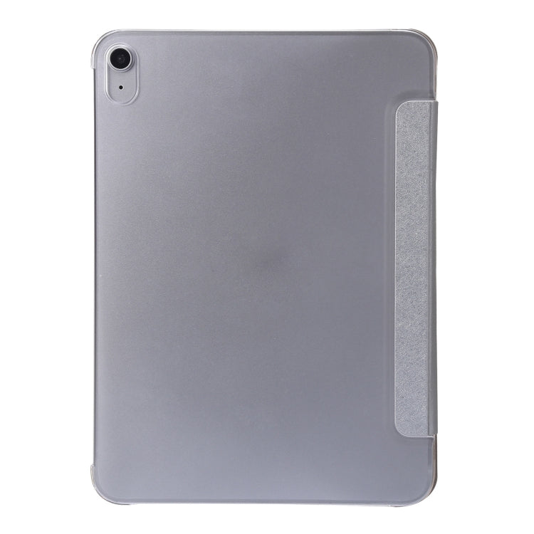 For iPad 10th Gen 10.9 2022 Silk Texture Three-fold Horizontal Flip Leather Tablet Case