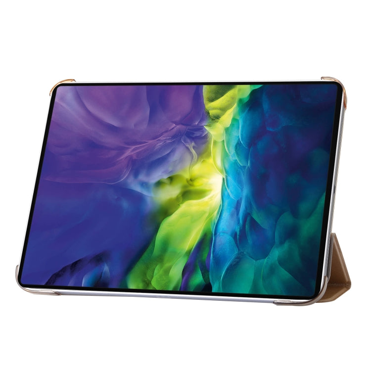 For iPad 10th Gen 10.9 2022 Silk Texture Three-fold Horizontal Flip Leather Tablet Case