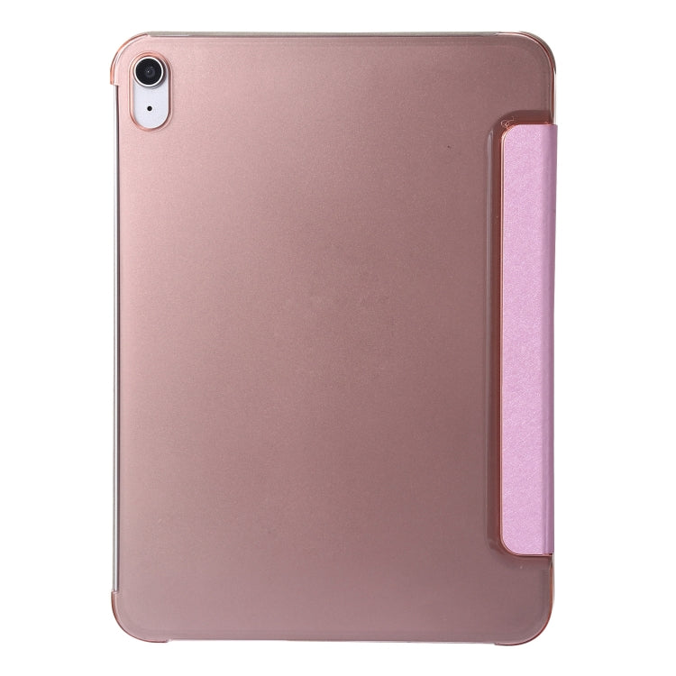 For iPad 10th Gen 10.9 2022 Silk Texture Three-fold Horizontal Flip Leather Tablet Case