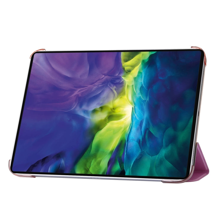 For iPad 10th Gen 10.9 2022 Silk Texture Three-fold Horizontal Flip Leather Tablet Case