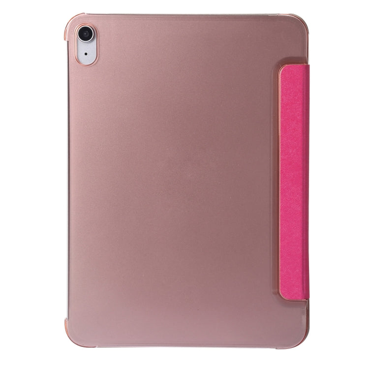 For iPad 10th Gen 10.9 2022 Silk Texture Three-fold Horizontal Flip Leather Tablet Case