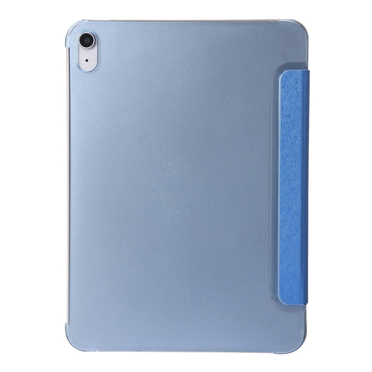 For iPad 10th Gen 10.9 2022 Silk Texture Three-fold Horizontal Flip Leather Tablet Case