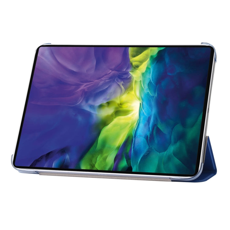 For iPad 10th Gen 10.9 2022 Silk Texture Three-fold Horizontal Flip Leather Tablet Case