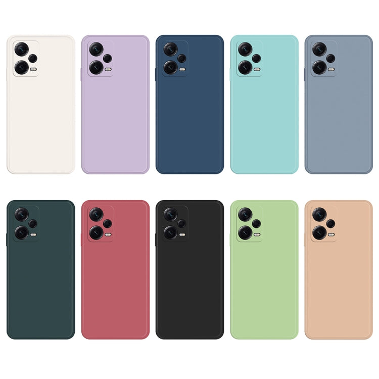 For Xiaomi Redmi Note 12 Pro+ China Imitation Liquid Silicone Straight Edge Phone Case