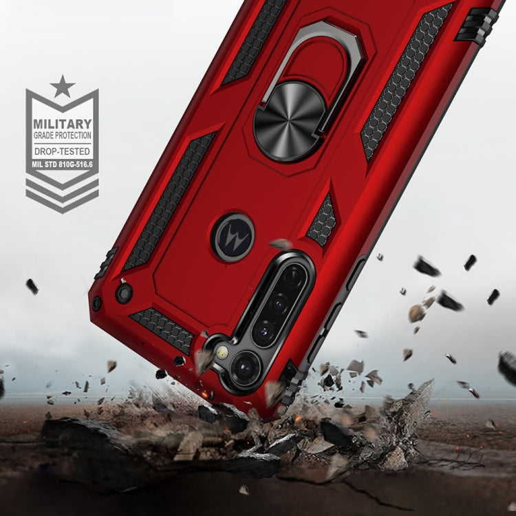 For Motorola Moto G Stylus Shockproof TPU + PC Protective Case with 360 Degree Rotating Holder