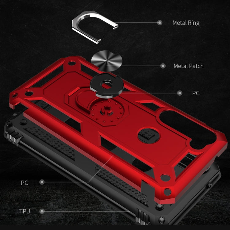 For Motorola Moto G Stylus Shockproof TPU + PC Protective Case with 360 Degree Rotating Holder