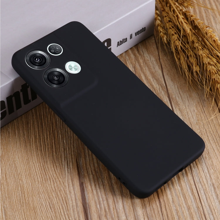 For OPPO Reno8 Pro 5G Global Pure Color Liquid Silicone Shockproof Phone Case