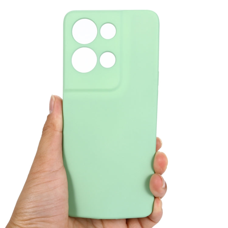 For OPPO Reno8 Pro 5G Global Pure Color Liquid Silicone Shockproof Phone Case