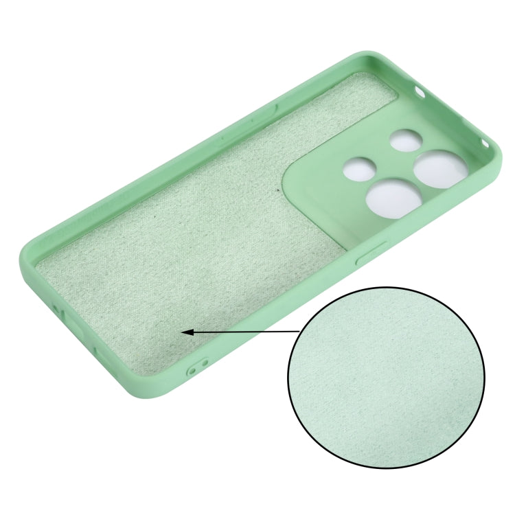 For OPPO Reno8 Pro 5G Global Pure Color Liquid Silicone Shockproof Phone Case