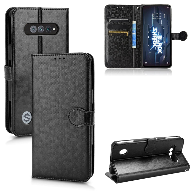For Xiaomi Black Shark 5 RS Honeycomb Dot Texture Leather Phone Case