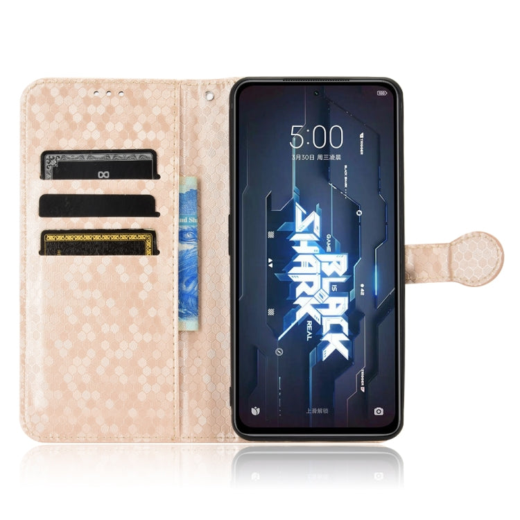 For Xiaomi Black Shark 5 RS Honeycomb Dot Texture Leather Phone Case