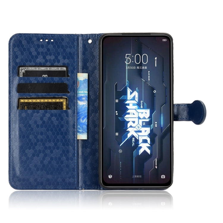 For Xiaomi Black Shark 5 RS Honeycomb Dot Texture Leather Phone Case