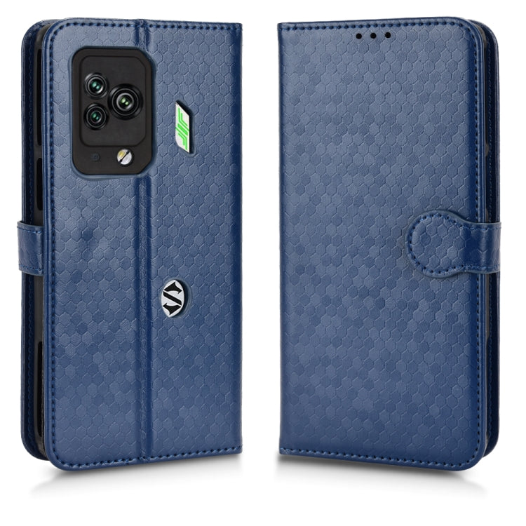 For Xiaomi Black Shark 5 Pro Honeycomb Dot Texture Leather Phone Case