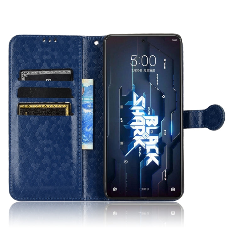 For Xiaomi Black Shark 5 Pro Honeycomb Dot Texture Leather Phone Case