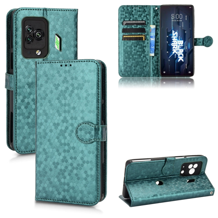For Xiaomi Black Shark 5 Pro Honeycomb Dot Texture Leather Phone Case