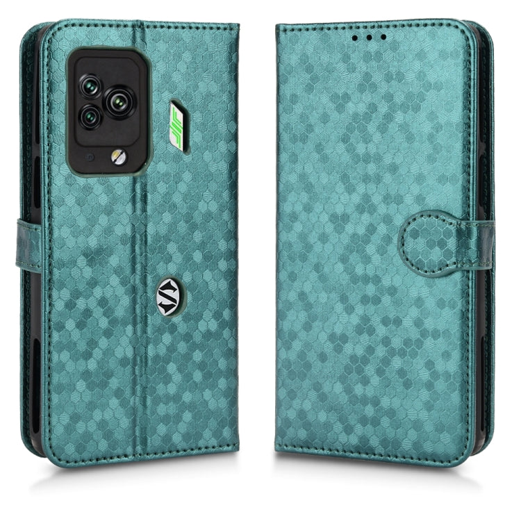 For Xiaomi Black Shark 5 Pro Honeycomb Dot Texture Leather Phone Case