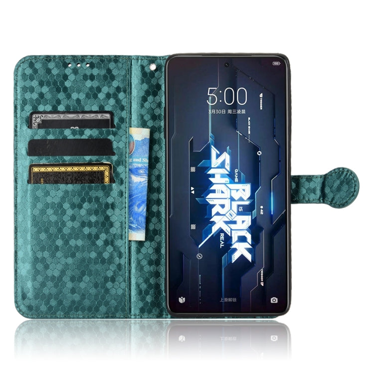 For Xiaomi Black Shark 5 Pro Honeycomb Dot Texture Leather Phone Case