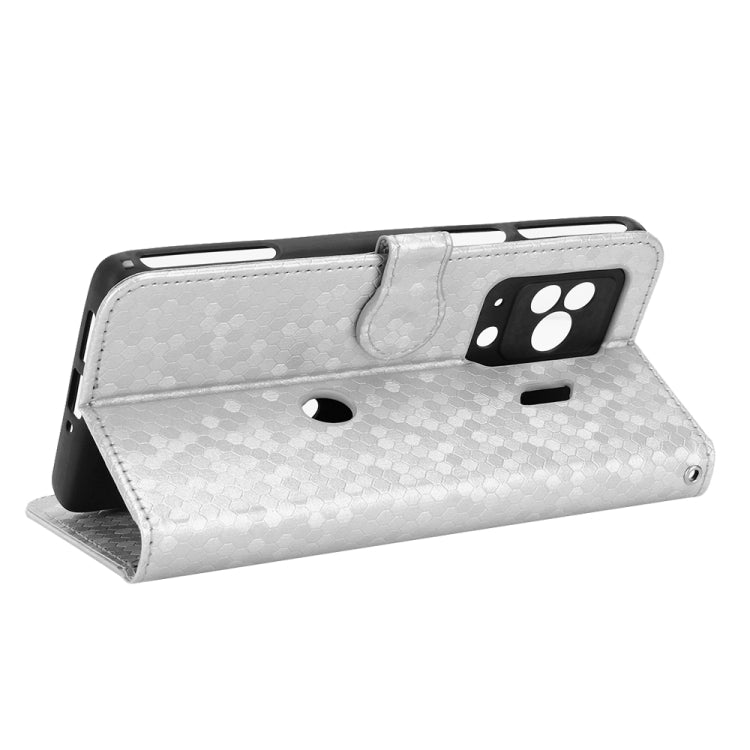 For Xiaomi Black Shark 5 Pro Honeycomb Dot Texture Leather Phone Case