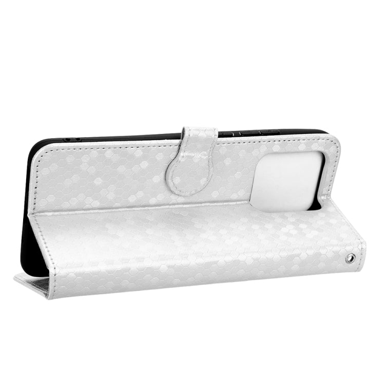 For Xiaomi Redmi 10C Honeycomb Dot Texture Leather Phone Case