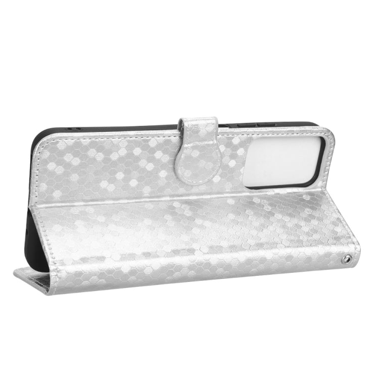 For Xiaomi Redmi 11 Prime 4G Honeycomb Dot Texture Leather Phone Case