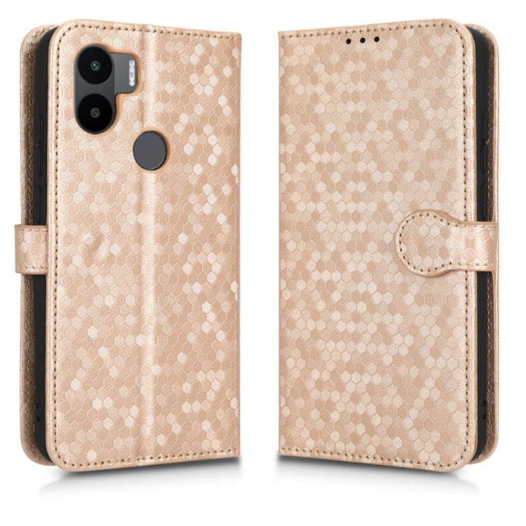 For Xiaomi Redmi A1+ 4G Honeycomb Dot Texture Leather Phone Case